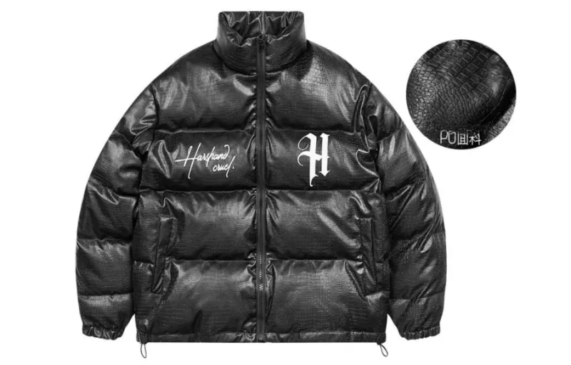 HARSH AND CRUEL Puffer Jackets Unisex-2
