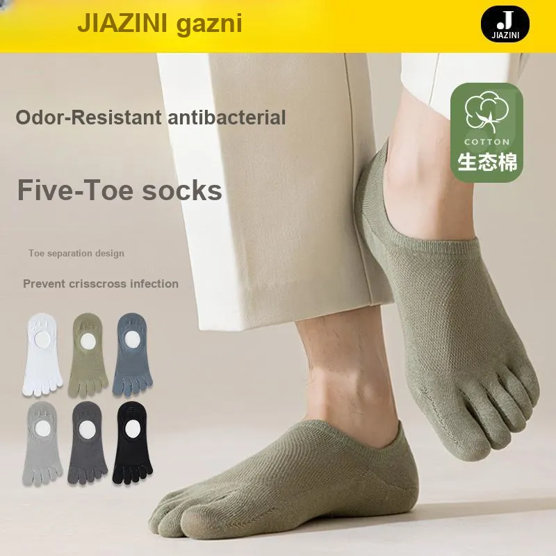 JIAZINI No Show Socks Men's 4 Pack-36