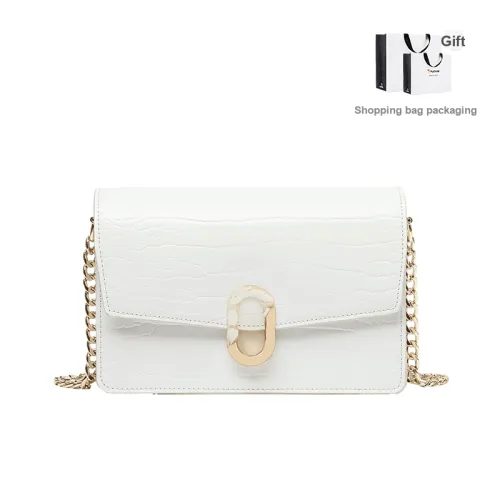 TUCANO PU Chain Bag Shoulder Bag Crossbody Bag Small Size Women's Ecru