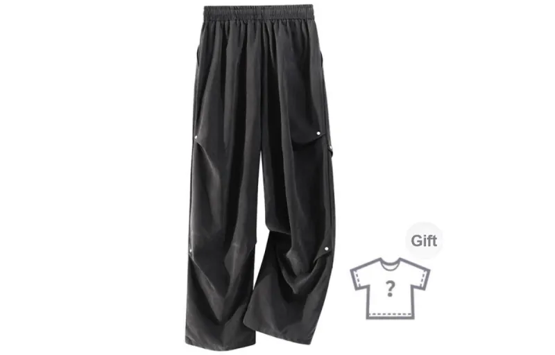 Qnxeey Casual Pants Unisex-42