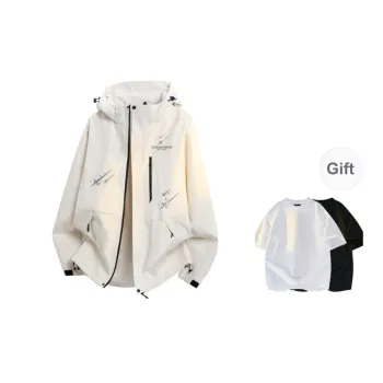 ROBINHOOD Water Resistant Windproof Wear Resistant Warm Windbreaker Jacket Unisex
