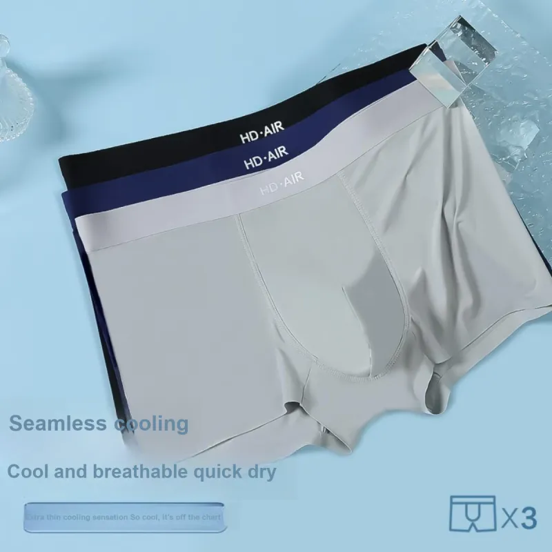 Red Bean Underpants Men's 3 Pack-3