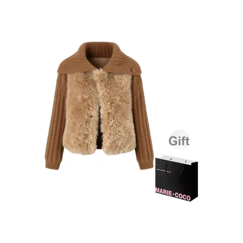 MARIE·COCO Кофе Жилет + Свитер Женские Жилеты