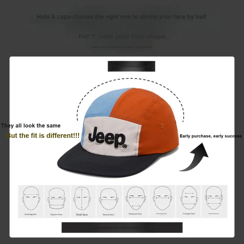 Jeep Polyester Baseball Caps Unisex-2