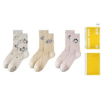 Master Mid Calf Socks Women's Shopping Bag 3 Pack