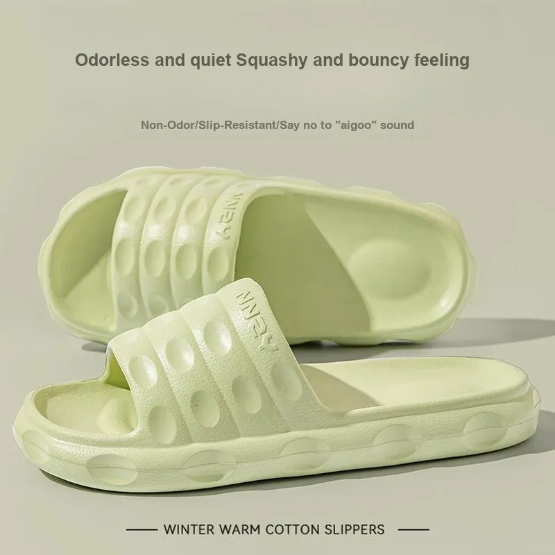 Lighthearted Minimalist Style Slippers Spring Summer Home EVA Slippers, Soft And Springy Feeling-1