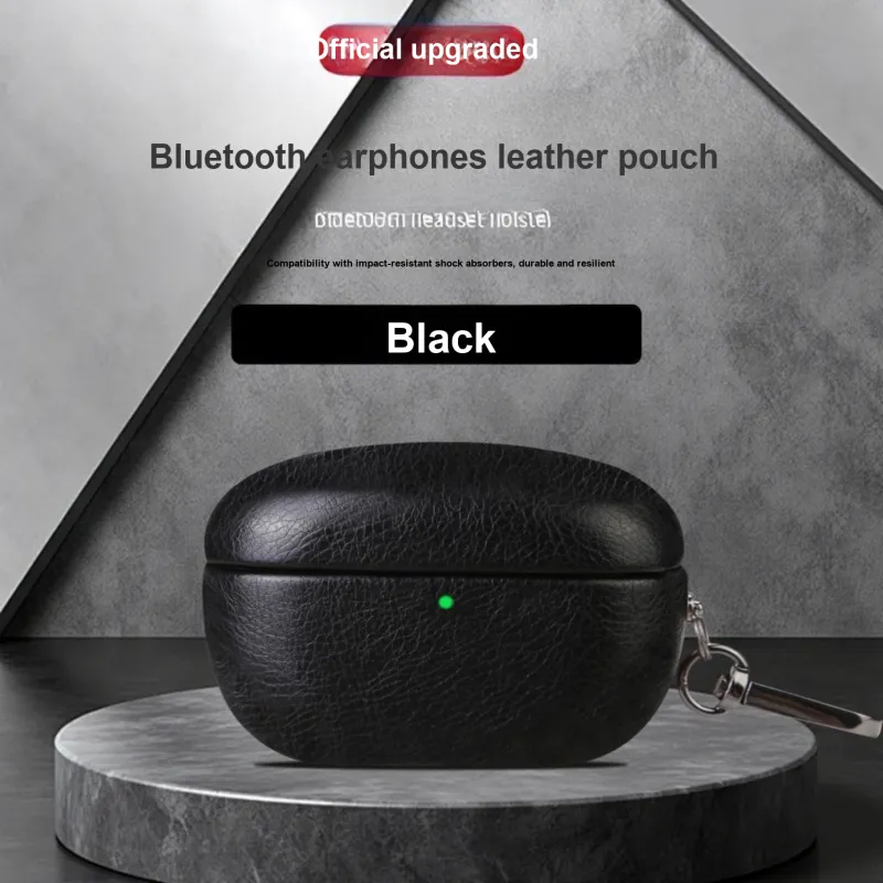 Antey Sony WF 1000XM5 High Quality Oil Resistant Leather Texture Impact Resistant Anti Loss Vintage Bag Headphone Cases-3