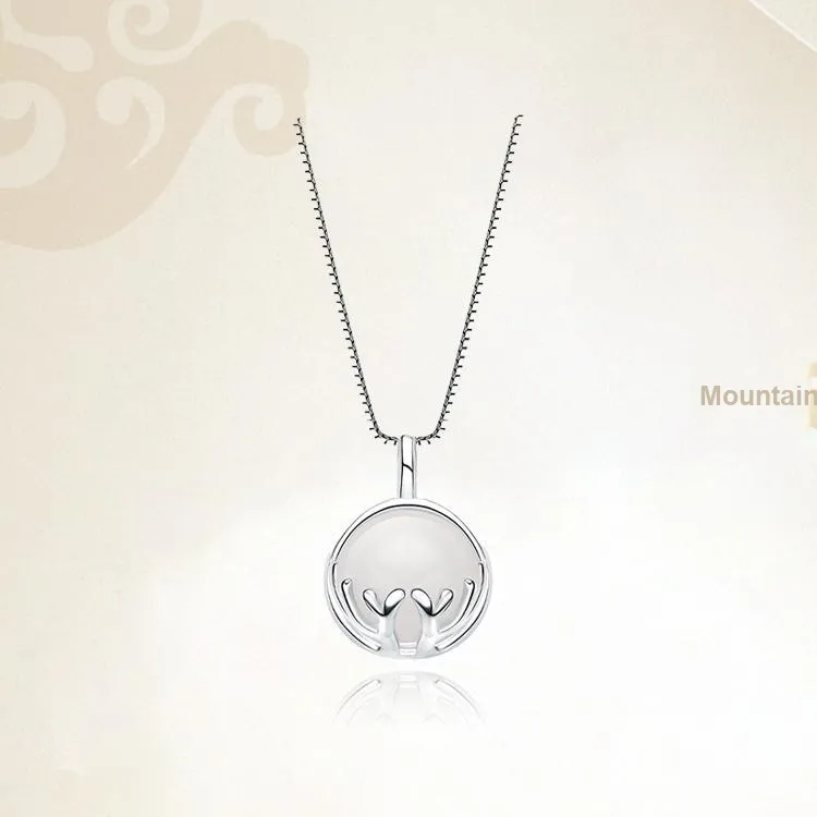 Chongqing Gold Store S925 Silver Necklaces Women's-2