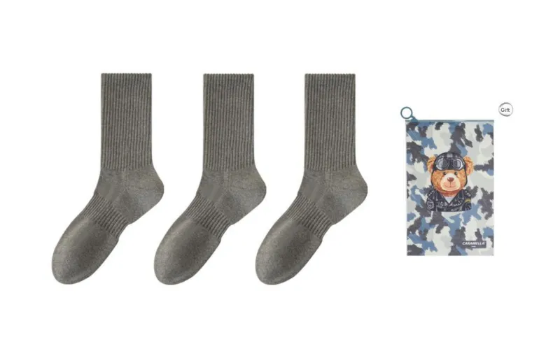 Caramella Knee High Socks Men's Box Of 3 Pairs-7