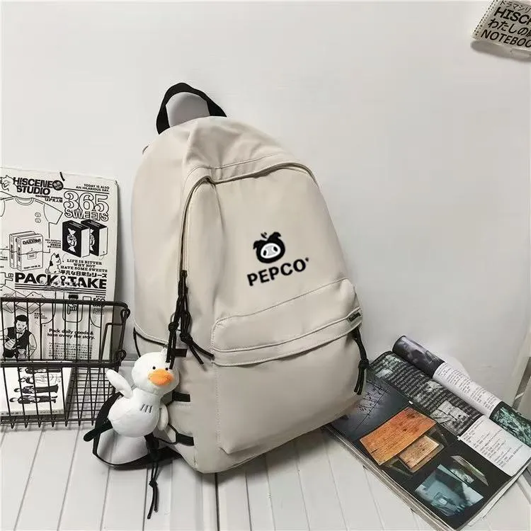 Banner The Piggy Nylon Fabric Backpack Medium Size Unisex Multicolor-1