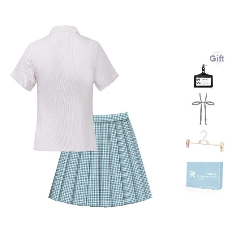 Ice Cream And Whale Summer JK Uniform Set Women's Gift Box Set-1
