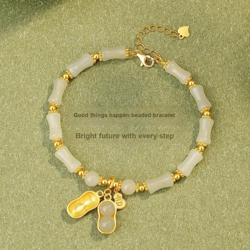 Andaozi Hetian Jade Bracelets White Jade Unisex-1