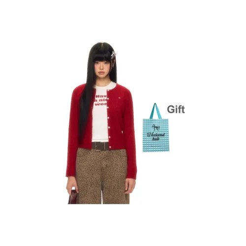 WEEKEND HUB Cropped Knitwear Women's