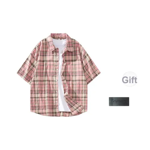 BRUMAIRE Рубашка Унисекс Цветок Вишни Розовый