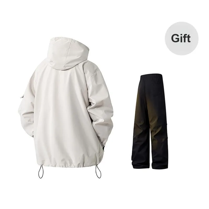 Lafetto Waterproof And Windproof Windbreaker Jacket Unisex-9