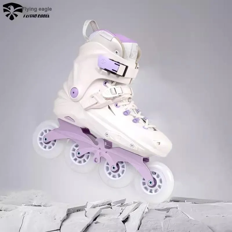 FLYING EAGLE Inline Skates Pp+pu Casual, Commuting, Street Cruising Unisex 36 46 X7D Meteorite Black, Elegant White-16