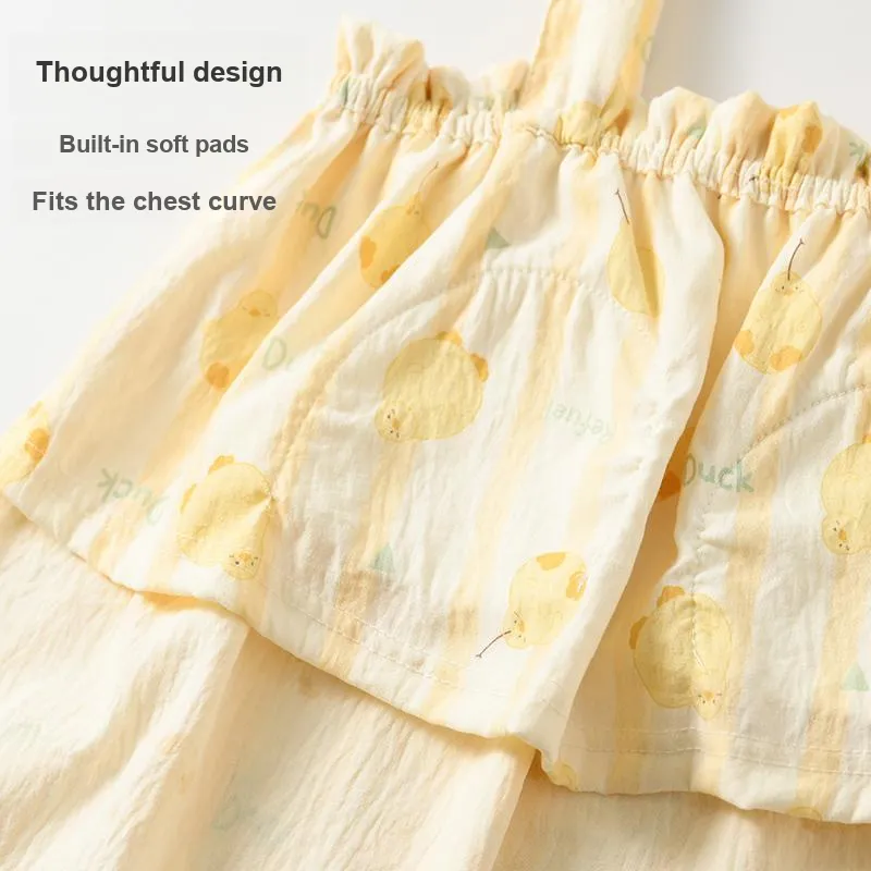 Maultiay Nightgown Women's Yellow-3