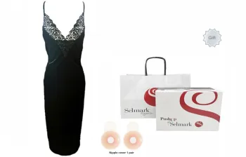 Selmark Evening Dress Women's Black
