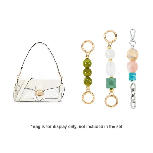 Vigno Shoulder Strap Bag Blue Chain 19cm+Jadeite Green Extension Chain 14.5cm+Green Chain 12.5cm