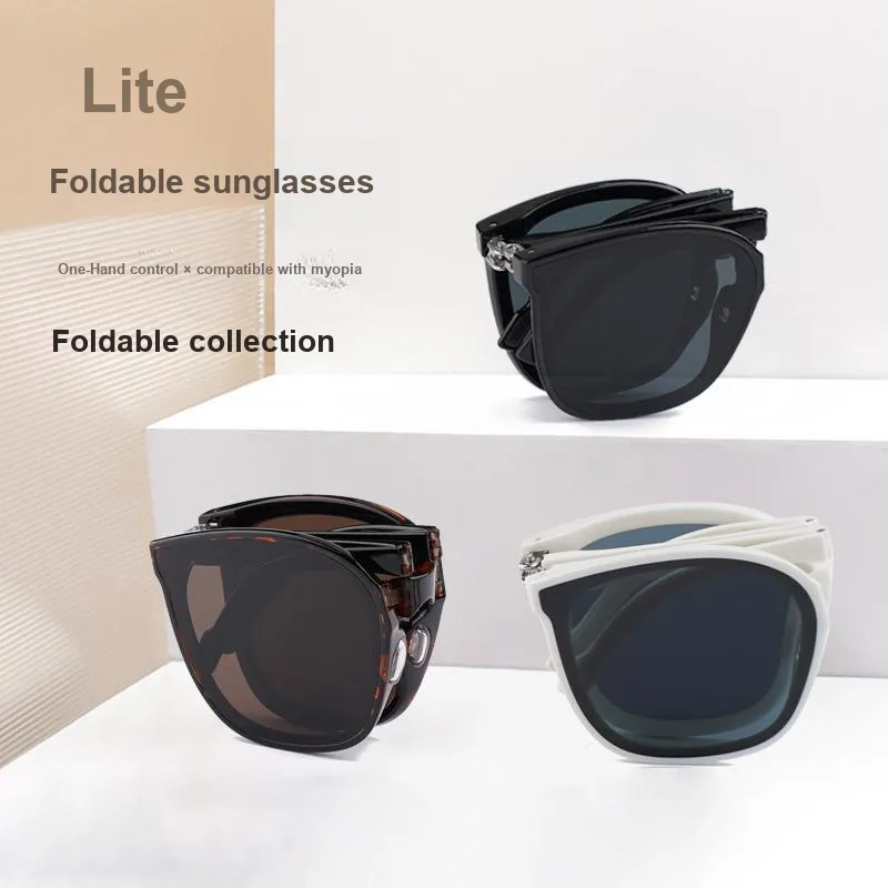 YAWEIKA TR/Memory Plastic Square Sunglasses Unisex-1
