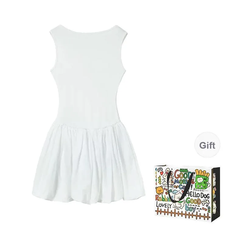 OURUOKE Sleeveless Dress Women's-1