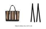 Black Mollie Tote Shoulder Strap Style 2 (Two Pieces)