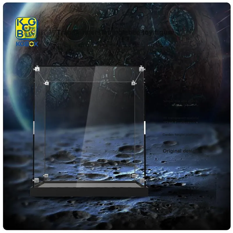 KGBOX For 3AThreezero Transformers Bumblebee Optimus Prime Acrylic Transparent Display Case Model Accessories-6