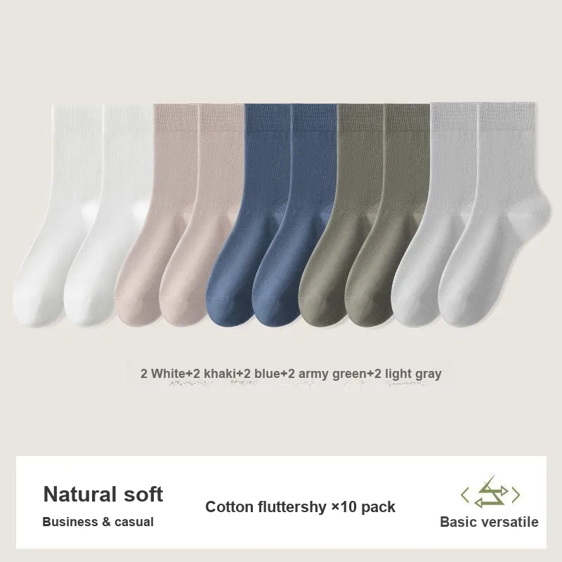 7 SEVFUN Mid Calf Socks Men's Combo Set-15