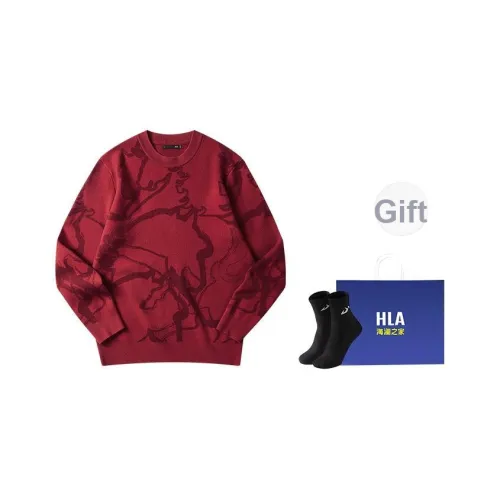 HLA Длинный рукав Трикотаж Мужской