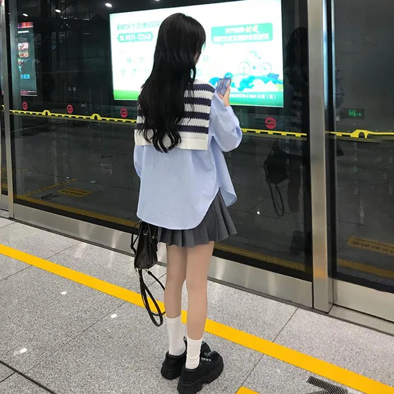 Tokyo Season Shirt Women's Blue-2
