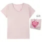 Solid Color Pink T-Shirt+Box