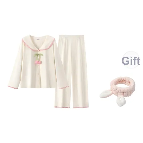 Maultiay Пижамный комплект Осенний и Зимний Женский