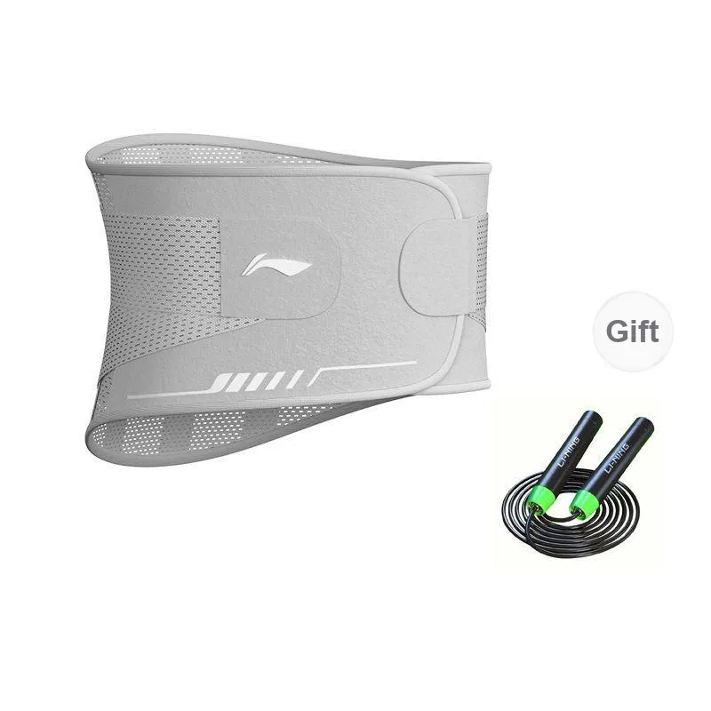 LiNing Back Support Braces Fitness Running Breathable Warm Protective Pressurized And Non Slip Polyester Nylon Unisex-7