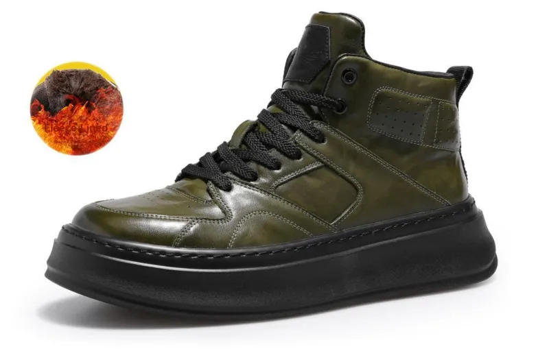 Desai Anti-Slip Wear-Resistant High-Top Skateboard Shoes Men's-26