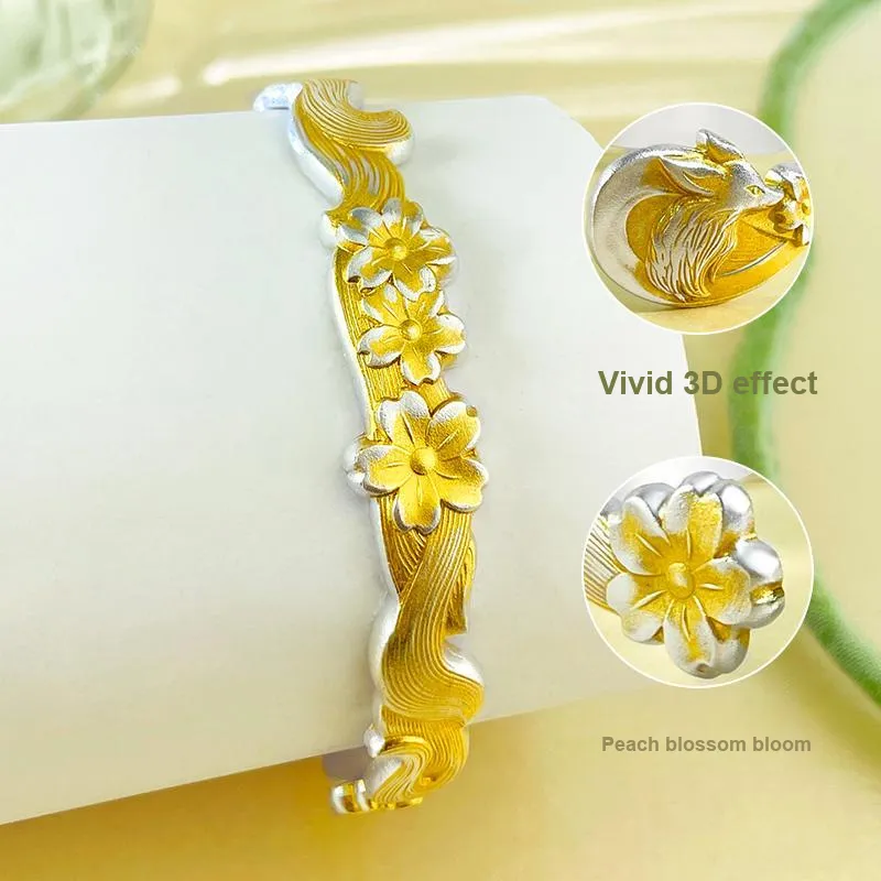 COISE 999 Fine Silver Bangles Women's-6