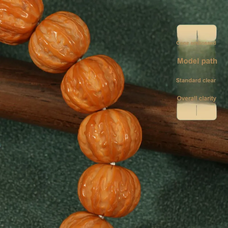 LIBALU Monkey Head Walnut Bracelets Unisex-1