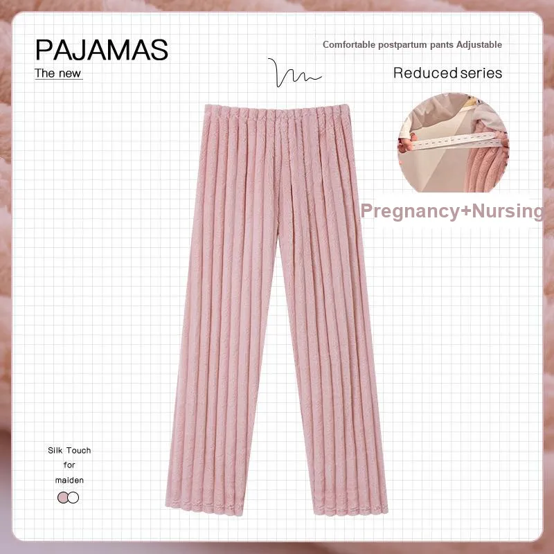 MADALLO Pajama Pants Women's Pink-1