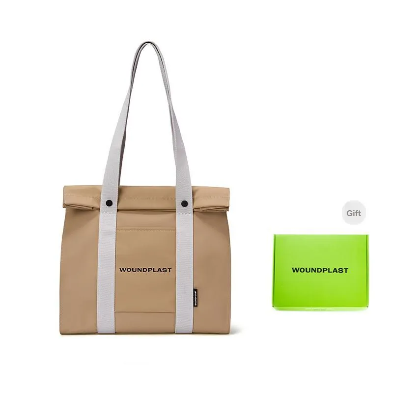 WPT PU Nylon One Shoulder Portable Tote Large Size Women's Multicolor-13