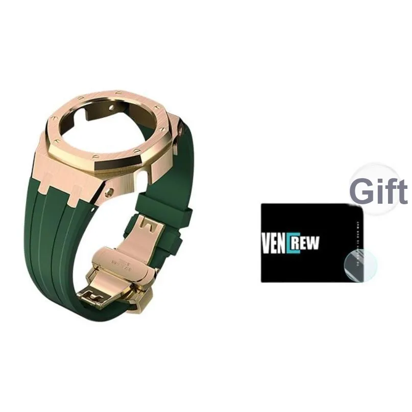 VENCREW Защитный чехол CASIO корпус из нержавеющей стали 2100 индивидуальная настройка дуб