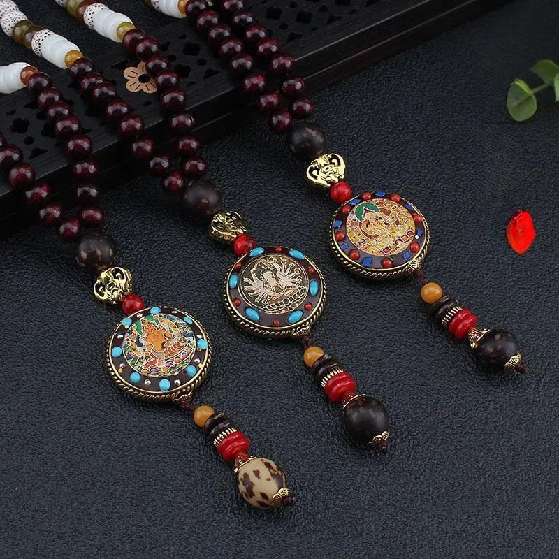 Fei Yu Sandalwood Necklaces Unisex-1