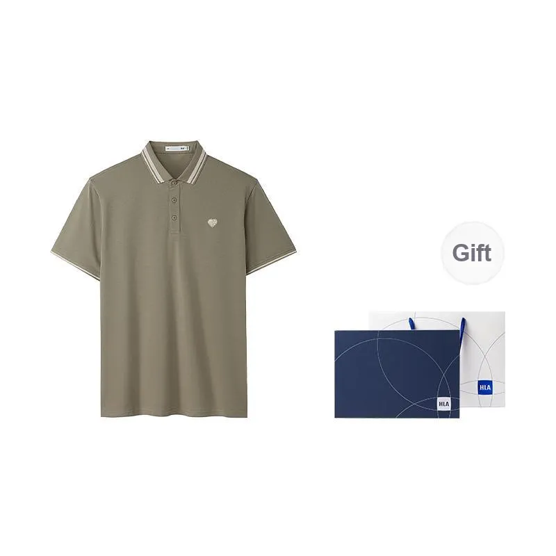 HLA The Heart Is The Series Polo Shirt Men's-44