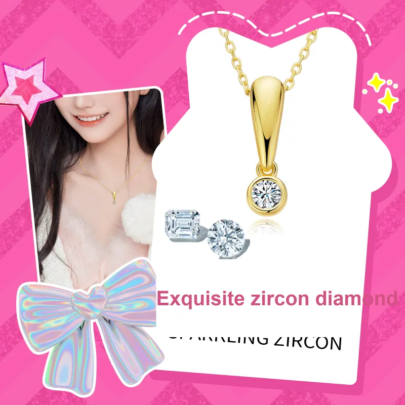 Barbie S925 Silver Necklaces Women's-4