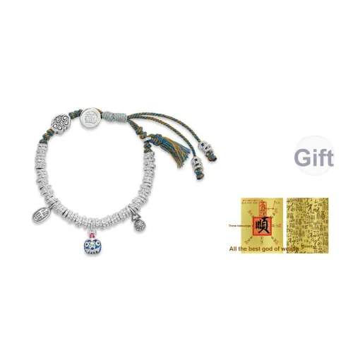 Bear Silversmith 999 Fine Silver Sterling Silver Bracelet Women's