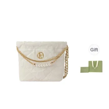 VANESSA HOGAN Lingge Series Cow Leather Hobo Bag Shoulder Bag Crossbody Bag Small Size Women's Multicolor