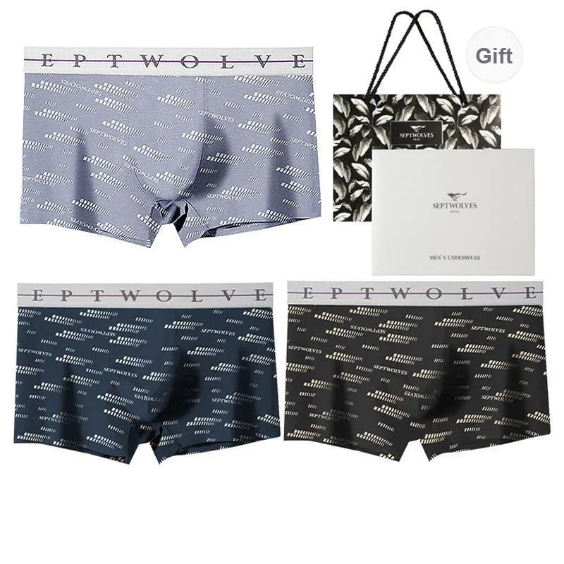 SEPTWOLVES Underwear Gift Box Men's 3 Pack Gift Box Set-8