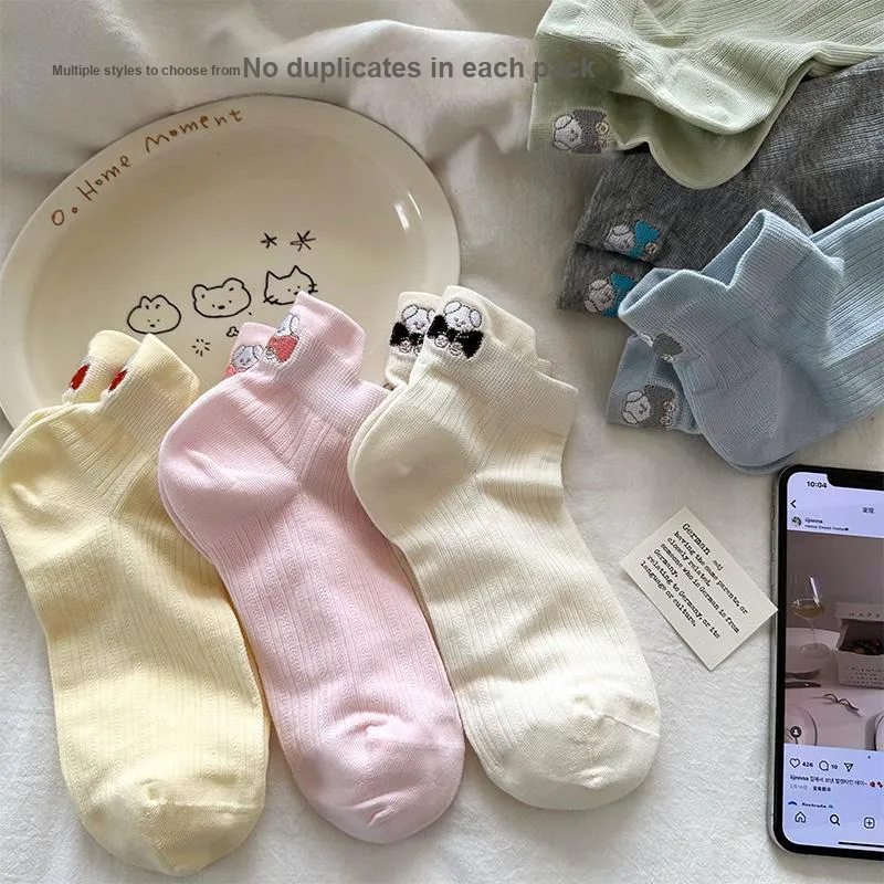 Moremoli Ankle Socks Women's 3 Pack-1