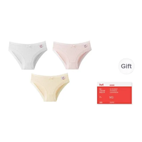 MIIOW Trend Party Series Underpants Women's Shopping Bag 3 Pack