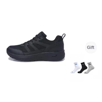 PEAK Tai Ji2.0 Cushioning Anti Slip Wear Resistant Breathability Low Top Training Shoes Men's All Black