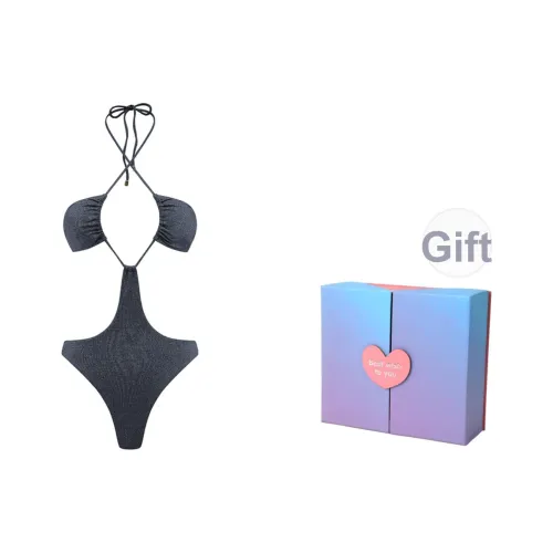 YUKARI SWIM Ван-Пис Купальник Женские Черный Синий