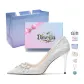 Silver Bowknot Box with Gift Included